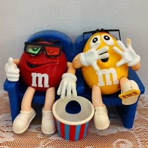 Vintage M&M Movie theater scene Candy Dispenser